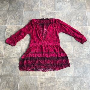 SPELL & The GYPSY Tunic/Cover Up (Magenta)